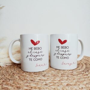 Pack de dos tazas personalizadas
