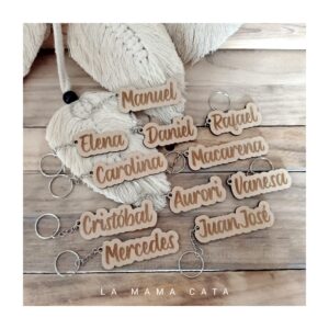 Marcasitios de madera grabados