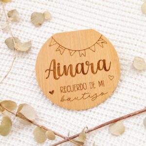 Joyero de bambú personalizado