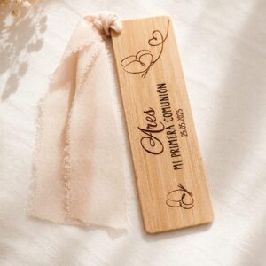 Marcapáginas de bambú personalizados