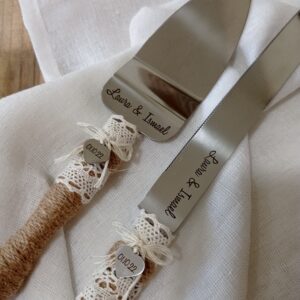 Tartera y cuchillo