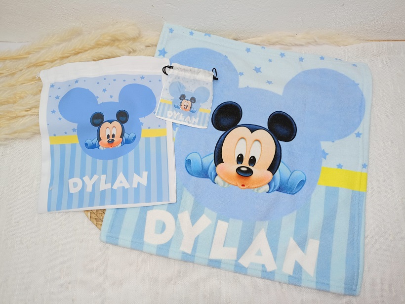 Pack toalla + bolsa muda + bolsa chupete - Imagen 2