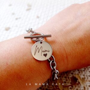 Pulsera eslabón redondo