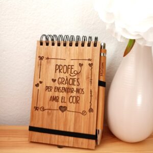 Libreta de bambú a6