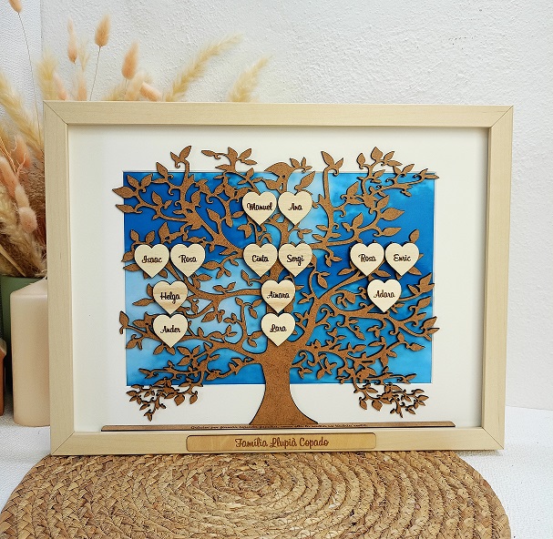 Árbol genealógico de madera - Imagen 3