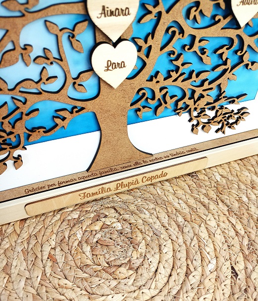 Árbol genealógico de madera - Imagen 5
