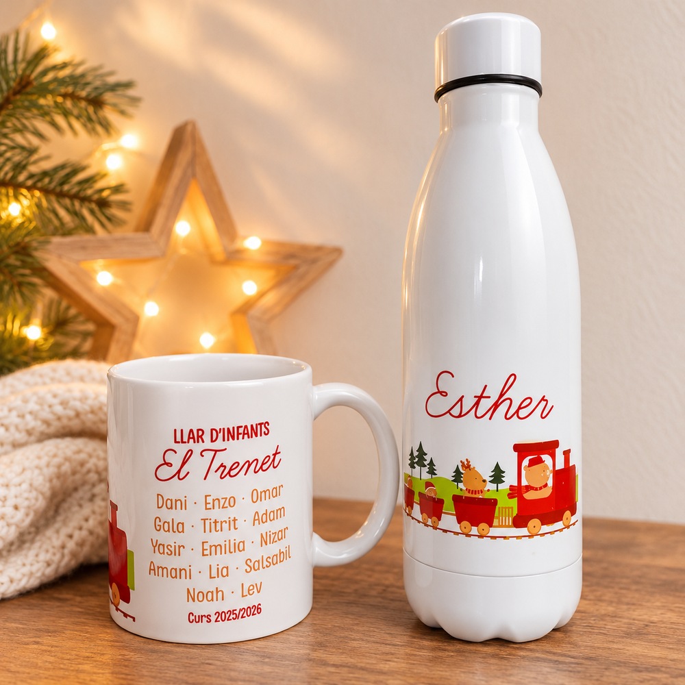 Pack botella y taza profe