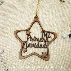 Adorno estrellitas mdf o blanca