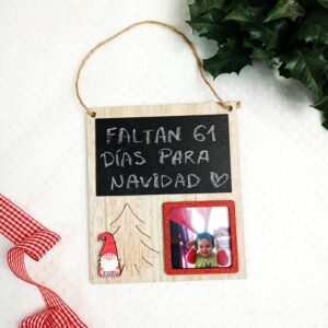 Pizarra imantada navideña