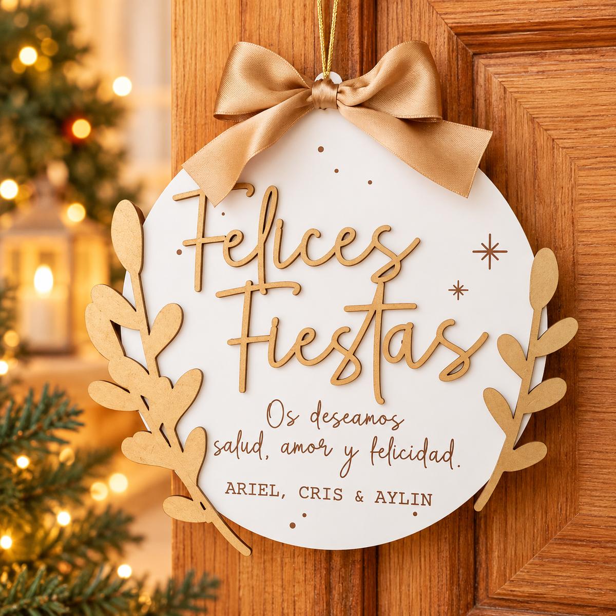 Bola Navidad para puerta - Imagen 3