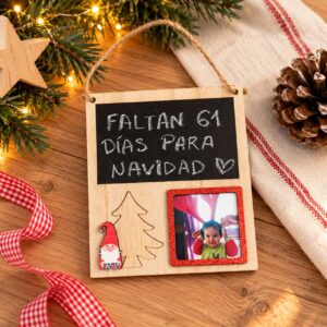 Pizarra imán navideña