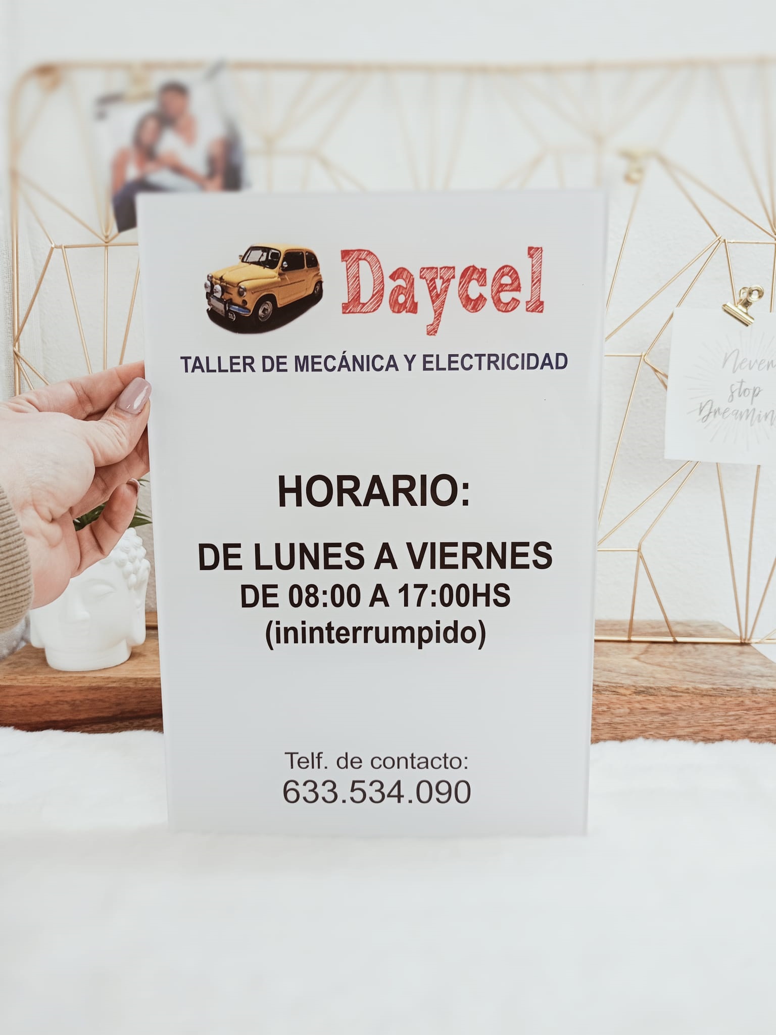 Cartel metacrilato - Imagen 2