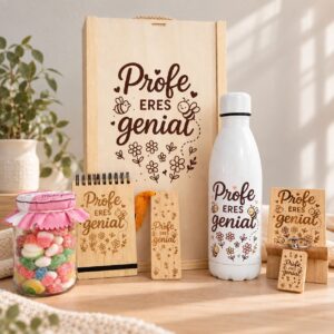 Pack regalo para profe personalizado