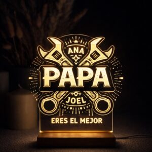 Lampara led con interruptor para papá