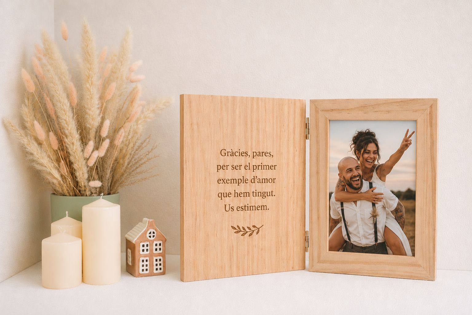 Marco de madera personalizado