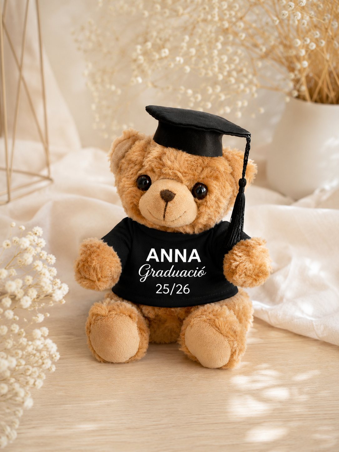 Osito de peluche personalizado para graduación