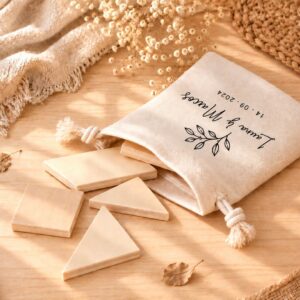 Tangram personalizado de madera natural